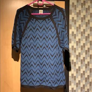 Anne Klein zigzag tee
